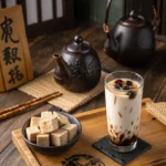 Okinawa Milk Tea with kokuto blocks