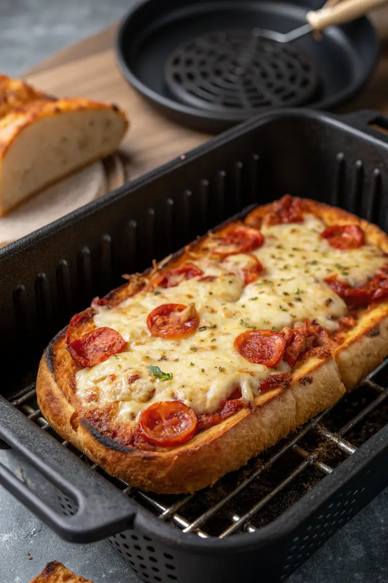 red baron french bread pizza air fryer crisp crust