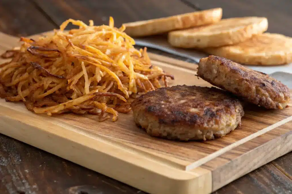 shredded and patty frozen hash browns comparison
