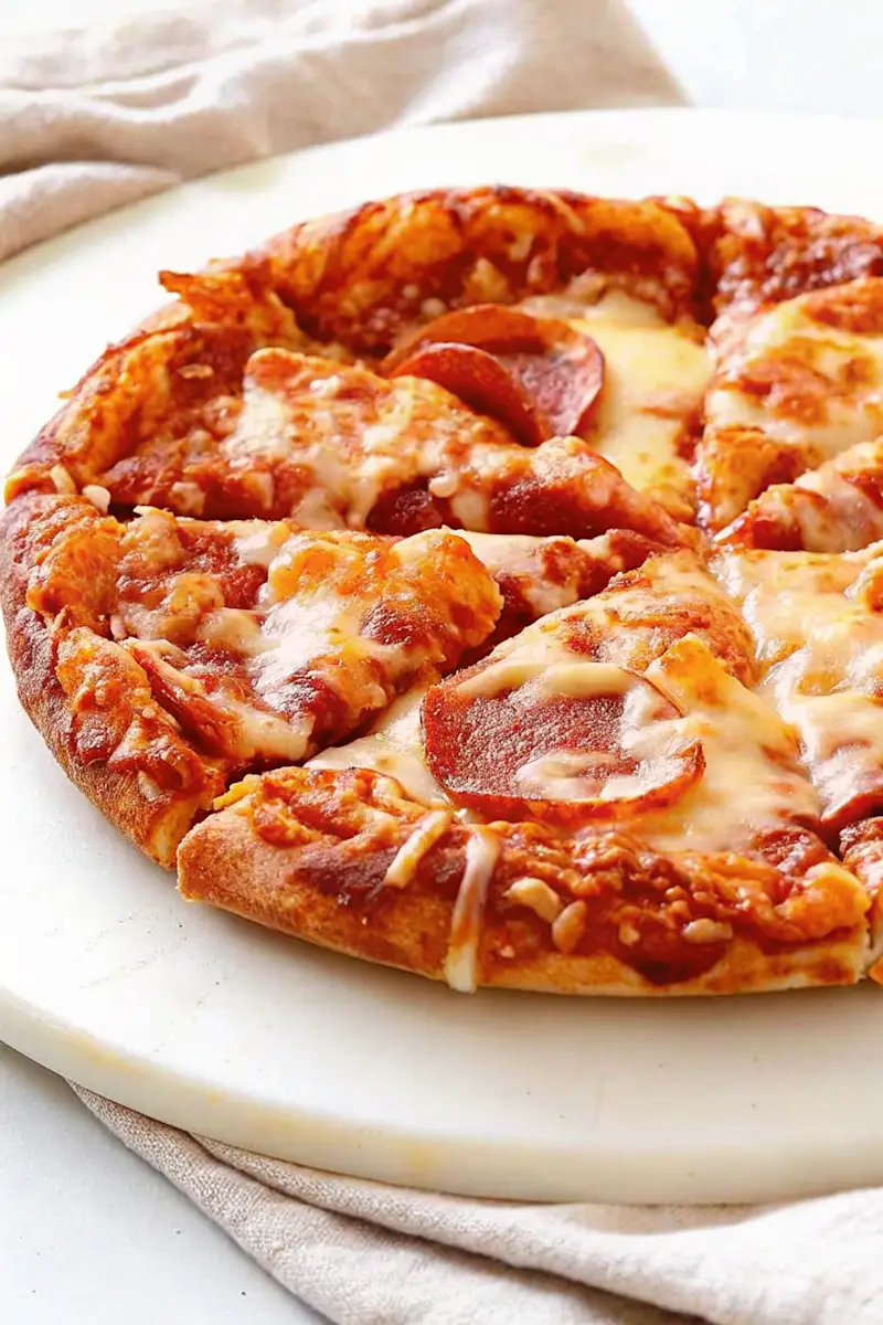 Red Baron Pizza Air Fryer crispy crust pepperoni
